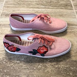 Keds Women's Champion Applique Chambray Sneakers Size 8.5